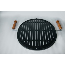 Okrúhly celoliatinový gril Plamen Ø 50 cm veľký3